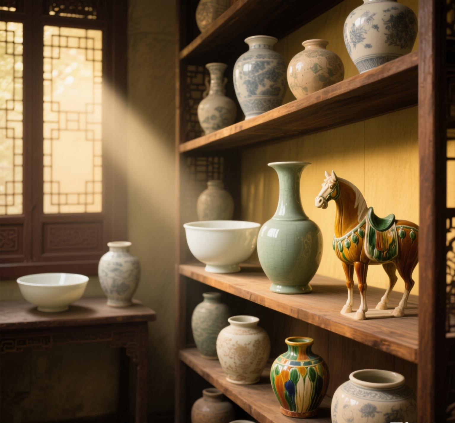 唐朝开元年间瓷器展览
